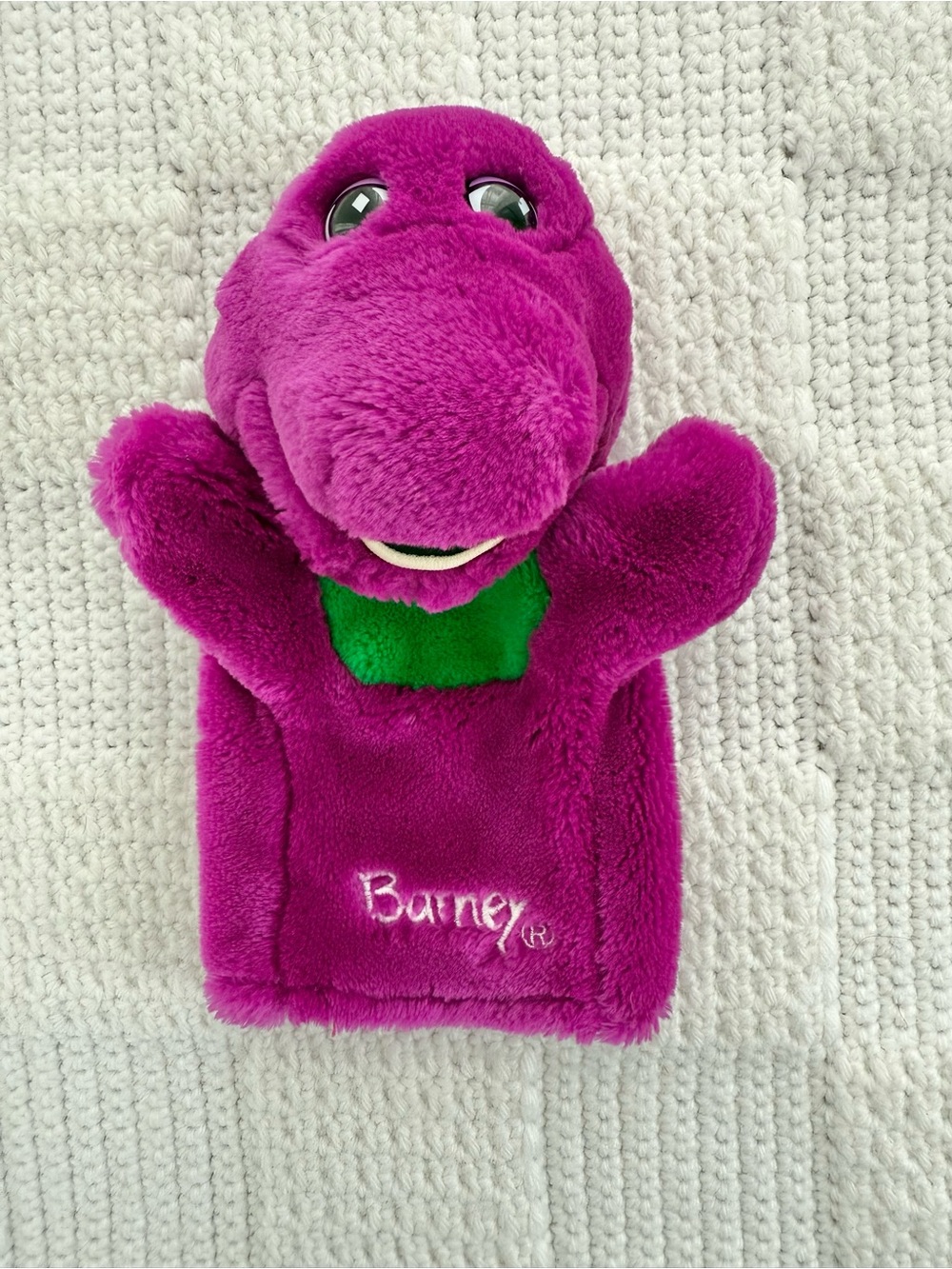 Vintage Barney Plush Puppet